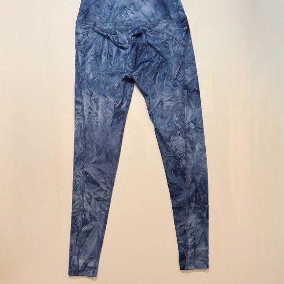 Beyond Yoga Smokeshow Wave High Waisted Yoga Leggings in Outlaw Navy, Size M C - Picture 7 of 7